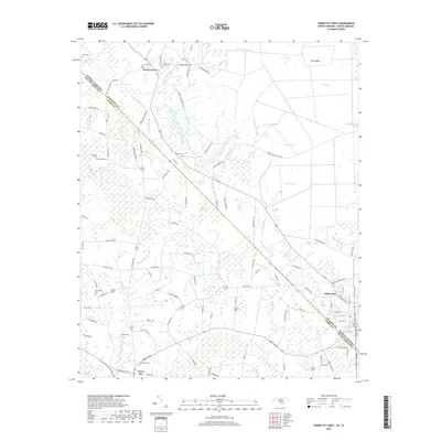 2019 Map of Tabor City West, 2019 Print