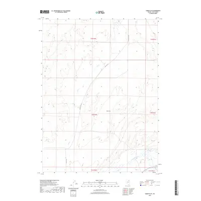 2018 Map of Tabor Flats, 2018 Print