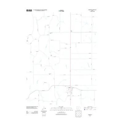 2013 Map of Tabor, 2013 Print