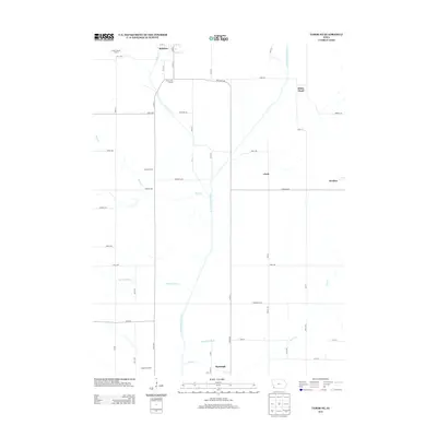2013 Map of Tabor NE, 2013 Print