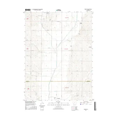 2015 Map of Tabor NE, 2015 Print