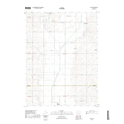 2018 Map of Tabor NE, 2018 Print