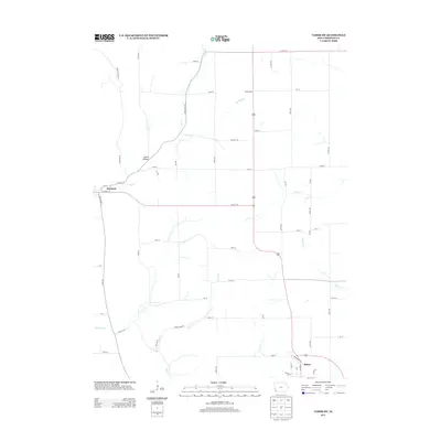 2013 Map of Tabor SW, 2013 Print