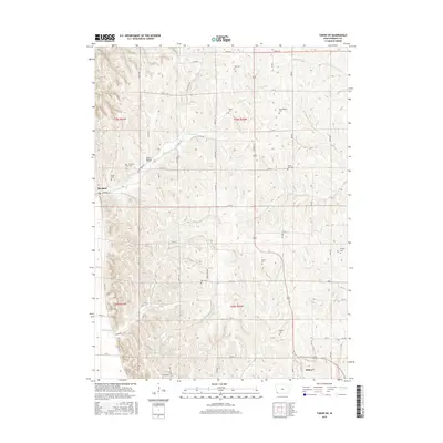 2015 Map of Tabor SW, 2015 Print