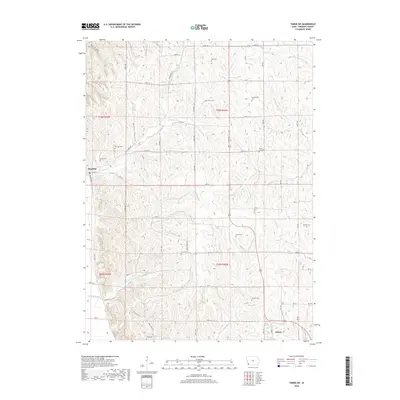 2018 Map of Tabor SW, 2018 Print