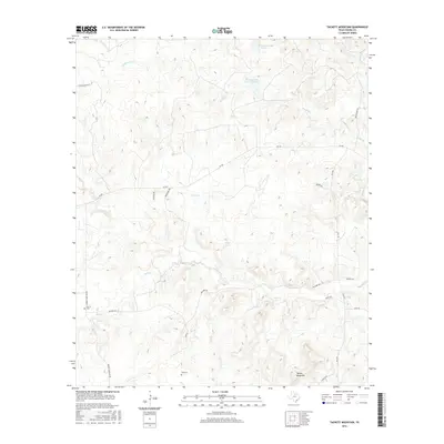 2016 Map of Tackett Mountain, 2016 Print