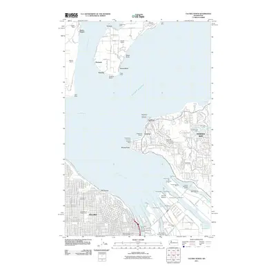 2011 Map of Tacoma North, 2011 Print