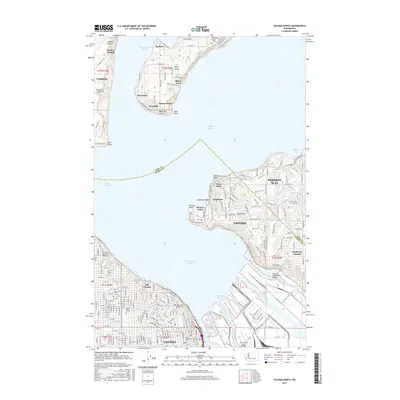 2017 Map of Tacoma North, 2017 Print