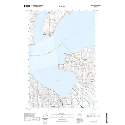 2020 Map of Tacoma North, 2020 Print