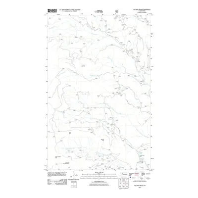 2011 Map of Tacoma Peak, 2011 Print