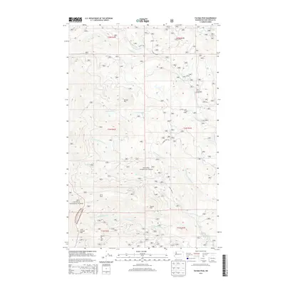 2014 Map of Tacoma Peak, 2014 Print