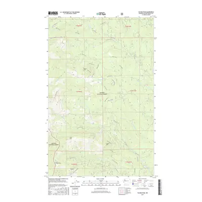 2017 Map of Tacoma Peak, 2017 Print