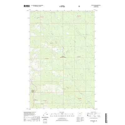2020 Map of Tacoma Peak, 2020 Print