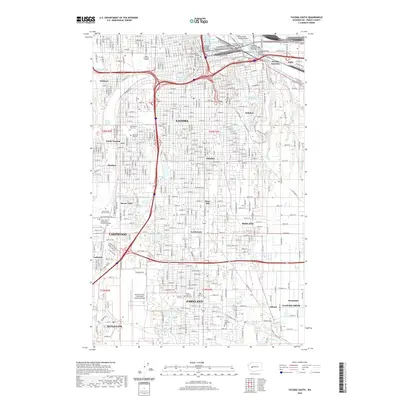 2020 Map of Tacoma South, 2020 Print