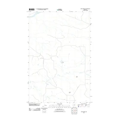 2011 Map of Taffy Ridge, 2011 Print