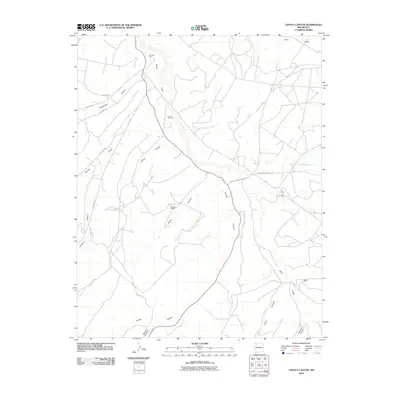 2010 Map of Tafoya Canyon, 2010 Print