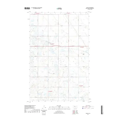 2017 Map of Tagus SE, 2017 Print