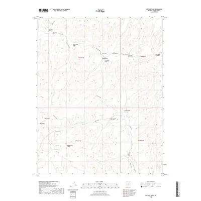 2018 Map of Tah Chee Wash, 2018 Print