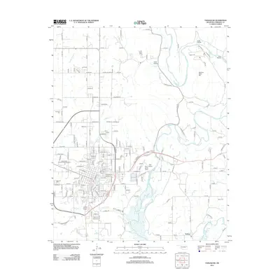 2012 Map of Tahlequah, 2012 Print