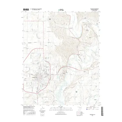2016 Map of Tahlequah, 2016 Print
