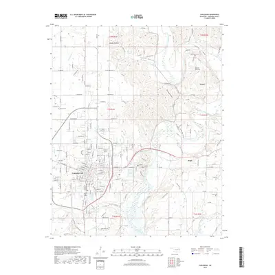 2019 Map of Tahlequah, 2019 Print
