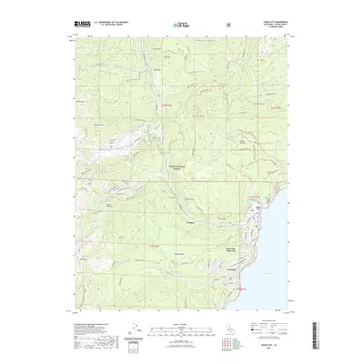 2021 Map of Tahoe City, 2021 Print