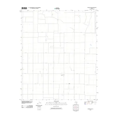 2010 Map of Tahoka SW, 2010 Print