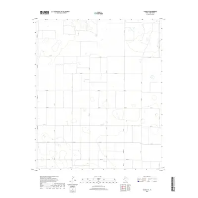 2019 Map of Tahoka SW, 2019 Print