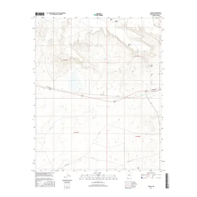 2017 Map of Taiban, 2017 Print
