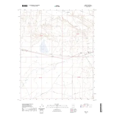 2023 Map of Taiban, 2023 Print