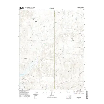 2016 Map of Tailholt, 2016 Print