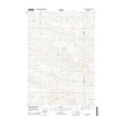 2014 Map of Taintor Desert, 2014 Print