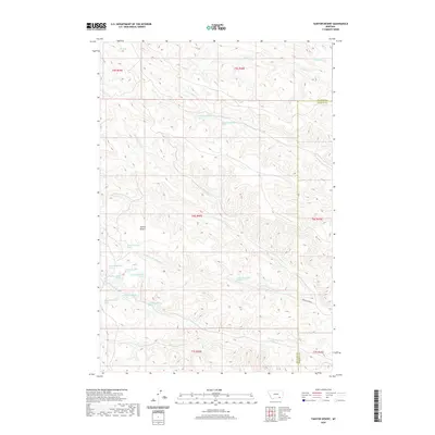 2020 Map of Taintor Desert, 2020 Print