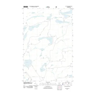 2011 Map of Tait Lake, 2011 Print