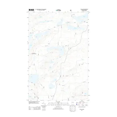 2013 Map of Tait Lake, 2013 Print