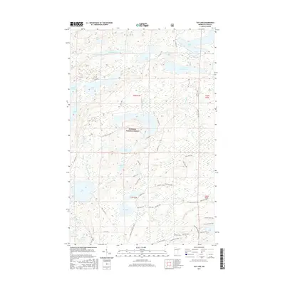2016 Map of Tait Lake, 2016 Print