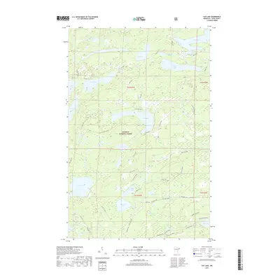 2019 Map of Tait Lake, 2019 Print