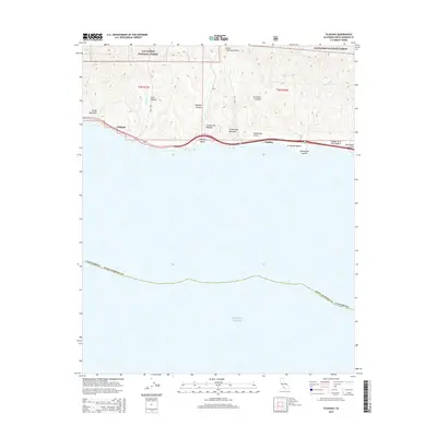 2015 Map of Tajiguas, 2015 Print