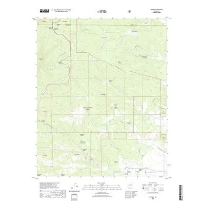 2020 Map of Tajique, 2020 Print