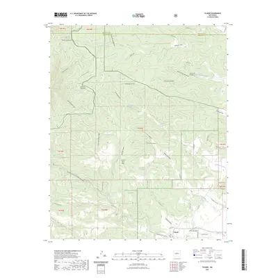 2023 Map of Tajique, 2023 Print