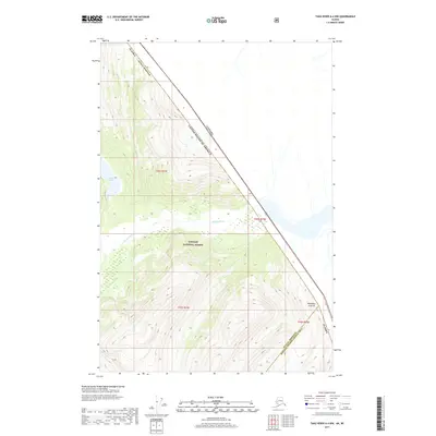 2017 Map of Taku River A-4 NW, 2017 Print