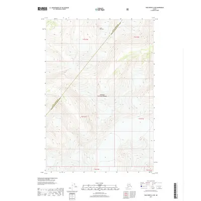 2017 Map of Taku River A-4 SW, 2017 Print
