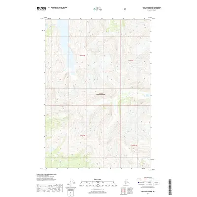 2017 Map of Taku River A-6 NW, 2017 Print