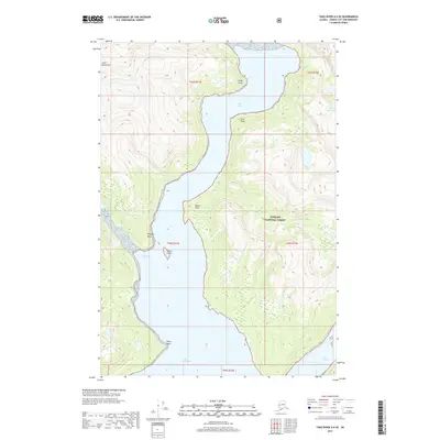 2017 Map of Taku River A-6 SE, 2017 Print