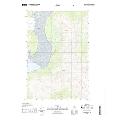 2017 Map of Taku River B-6 NW, 2017 Print