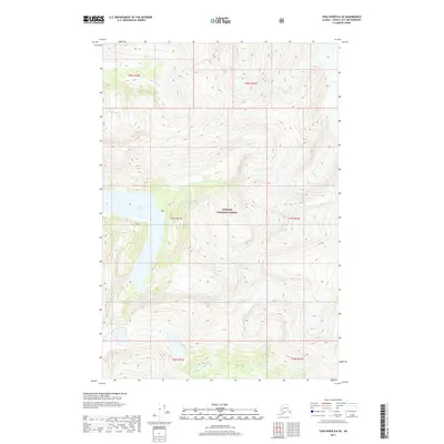 2017 Map of Taku River B-6 SE, 2017 Print