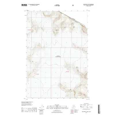 2017 Map of Taku River C-6 NW, 2017 Print