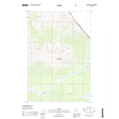 2017 Map of Taku River C-6 SE, 2017 Print