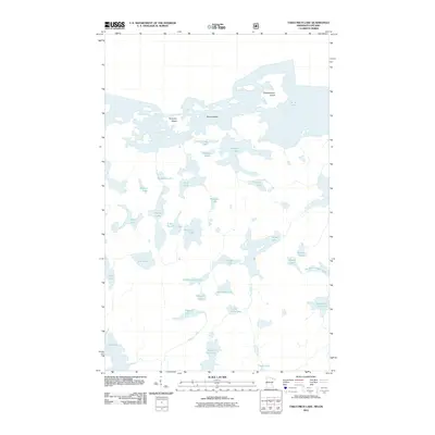 2011 Map of Takucmich Lake, 2011 Print