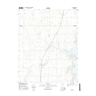 2016 Map of Talala, 2016 Print